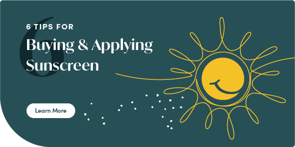 6 Tips For Buying & Applying Sunscreen | Illustration of a smiling sun