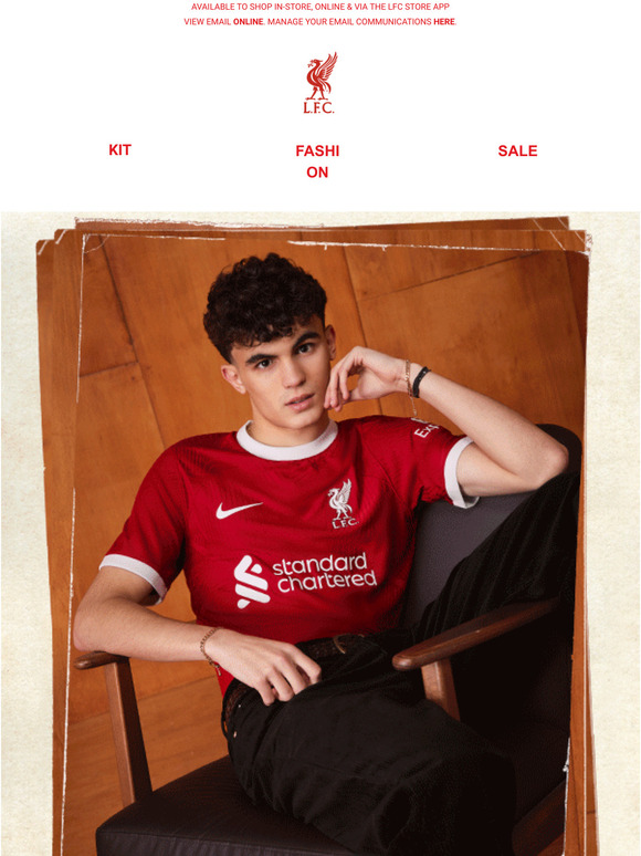 Liverpool FC new 2022/23 home kit available to pre-order now