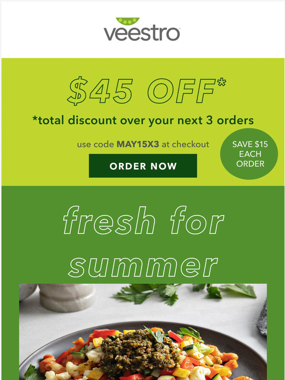 $45 OFF* | Order before midnight!