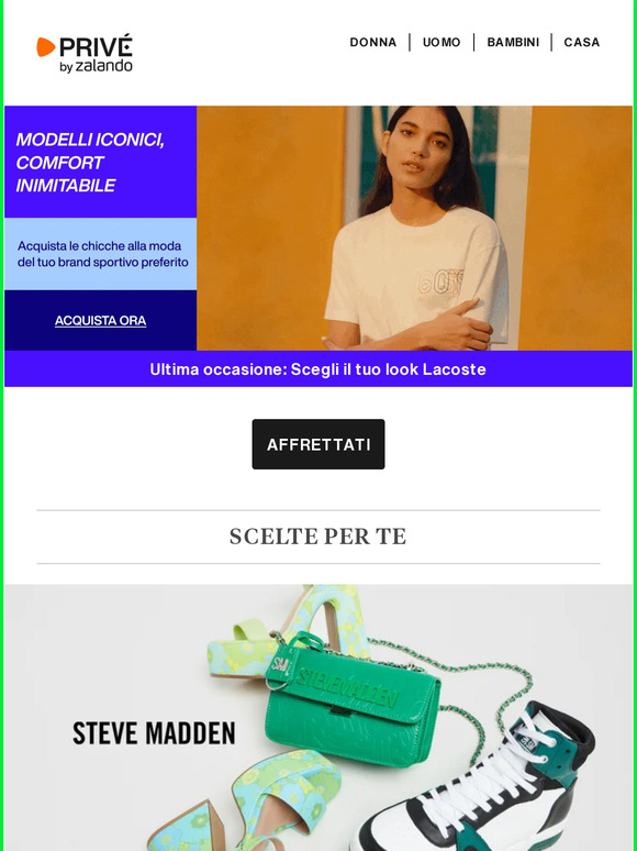 Steve Madden, Saucony & MJUS ⎪ Ultima occasione: Lacoste 🐊