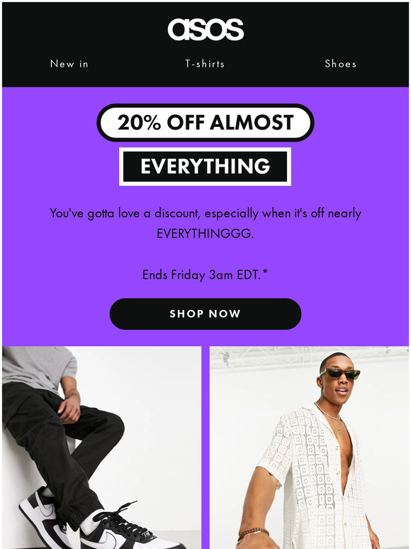 ASOS Have an appy day with 15 off! Milled