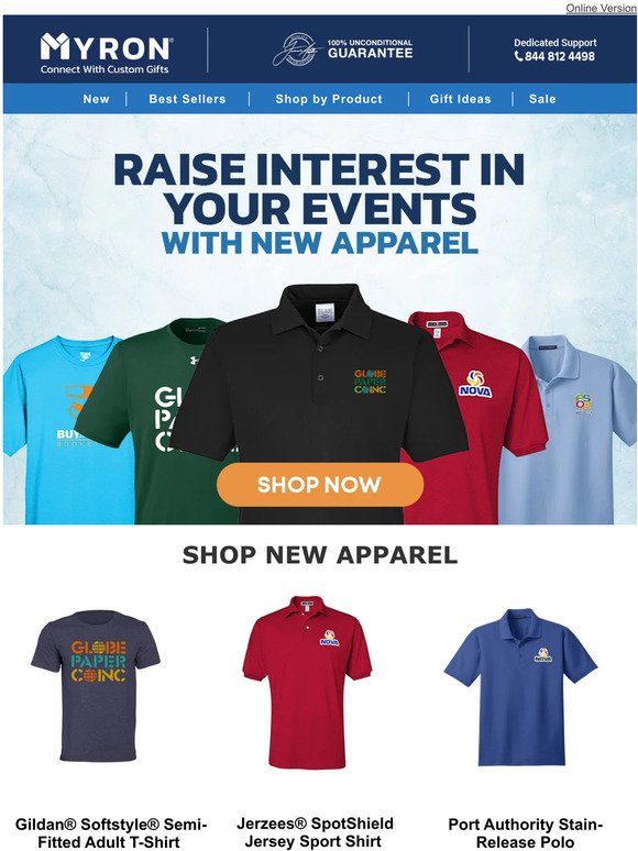 Raise Interest In Your Events with New Apparel