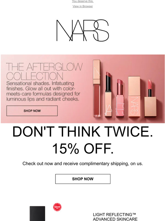 NARS Email Newsletters Shop Sales, Discounts, and Coupon Codes