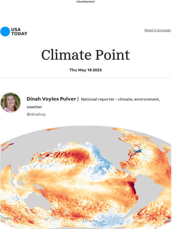 USA TODAY: Climate Point: El Niño could send temperatures soaring, set ...