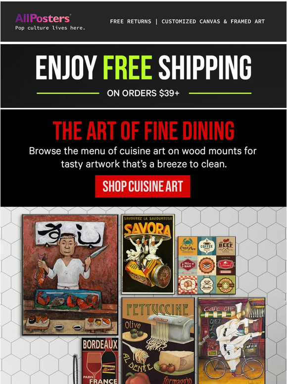 Cook up some tasty art finds for the kitchen
