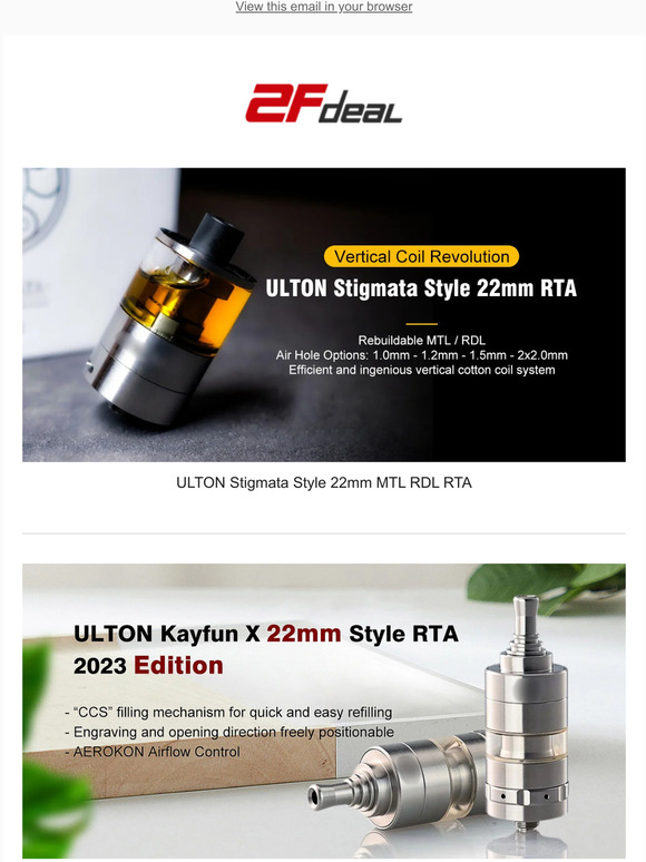 2Fdeal: Innovative vape recommendation & New products