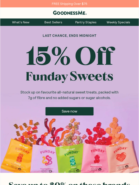Last call for up to 30% off!
