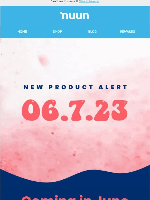 NEW! On-the-go hydration coming in June 🤩