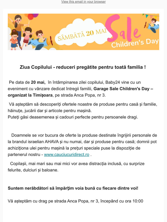Garage Sale Children's Day!