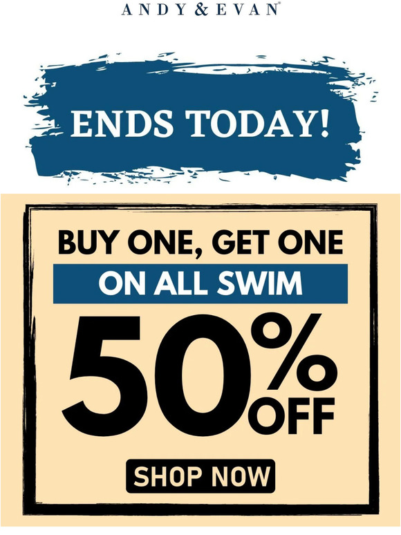 50% Off One Swim When You Buy One