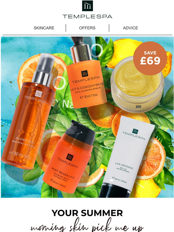 Temple Spa 4 steps to reveal a brighter, radiant you Milled