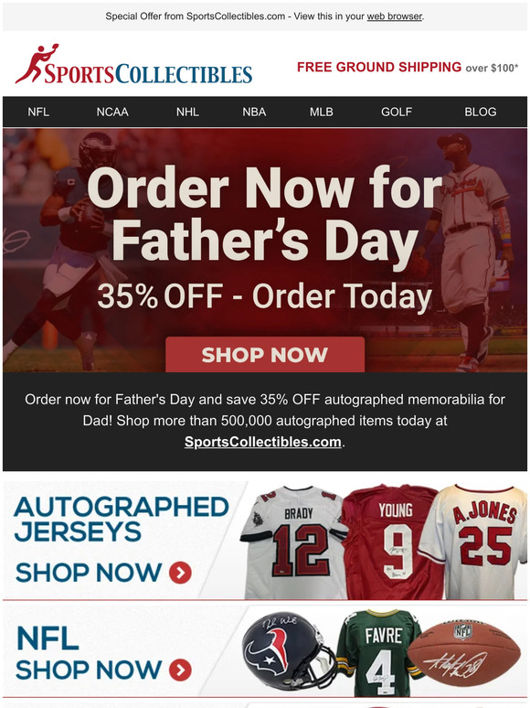 Order Now for Father's Day