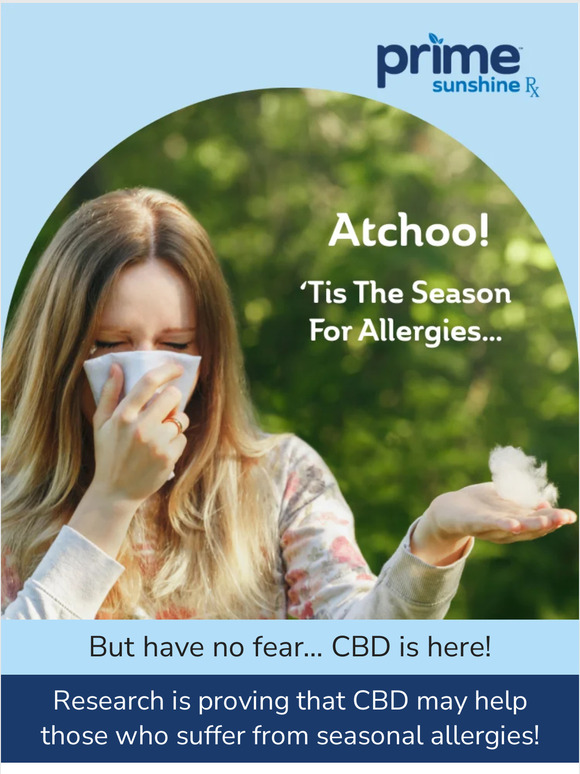 🌳 4 Ways CBD May Help Seasonal Allergies! 🌸
