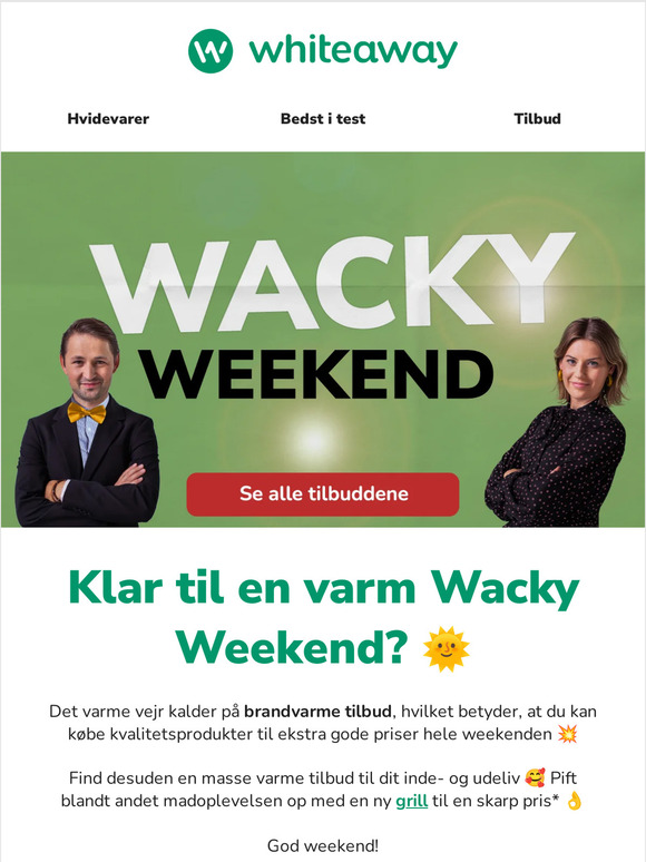 Vi glæder os til weekend - vil du vide hvorfor? 😍