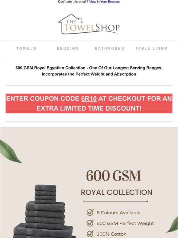 🚨Still Live - 600 GSM Royal Egyptian Collection - Sale🚨