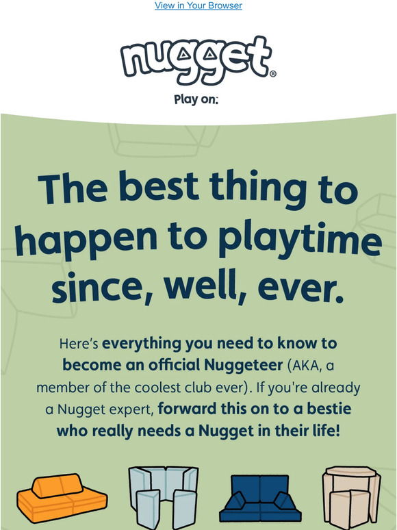 Nugget Comfort Sooo, what's a Nugget anyway? Milled