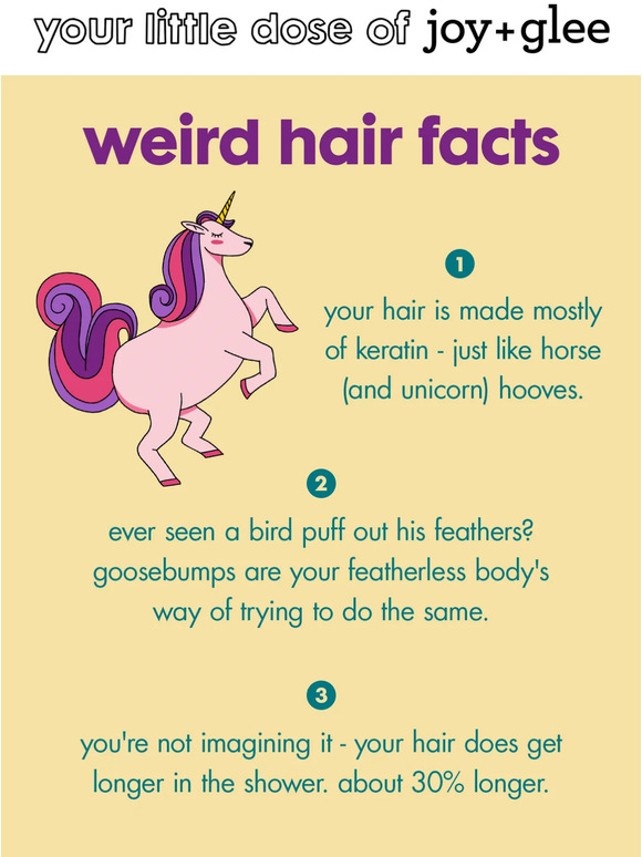 fun (and weird) facts about hair