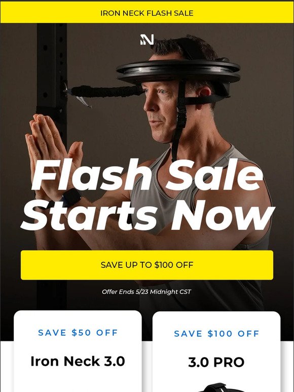 Flash Sale⚡Save Up to $100 Off