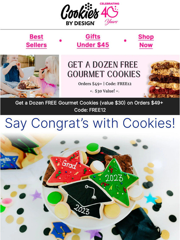 Cookies by Design Get DELICIOUS Cookies for Your Grad! Milled