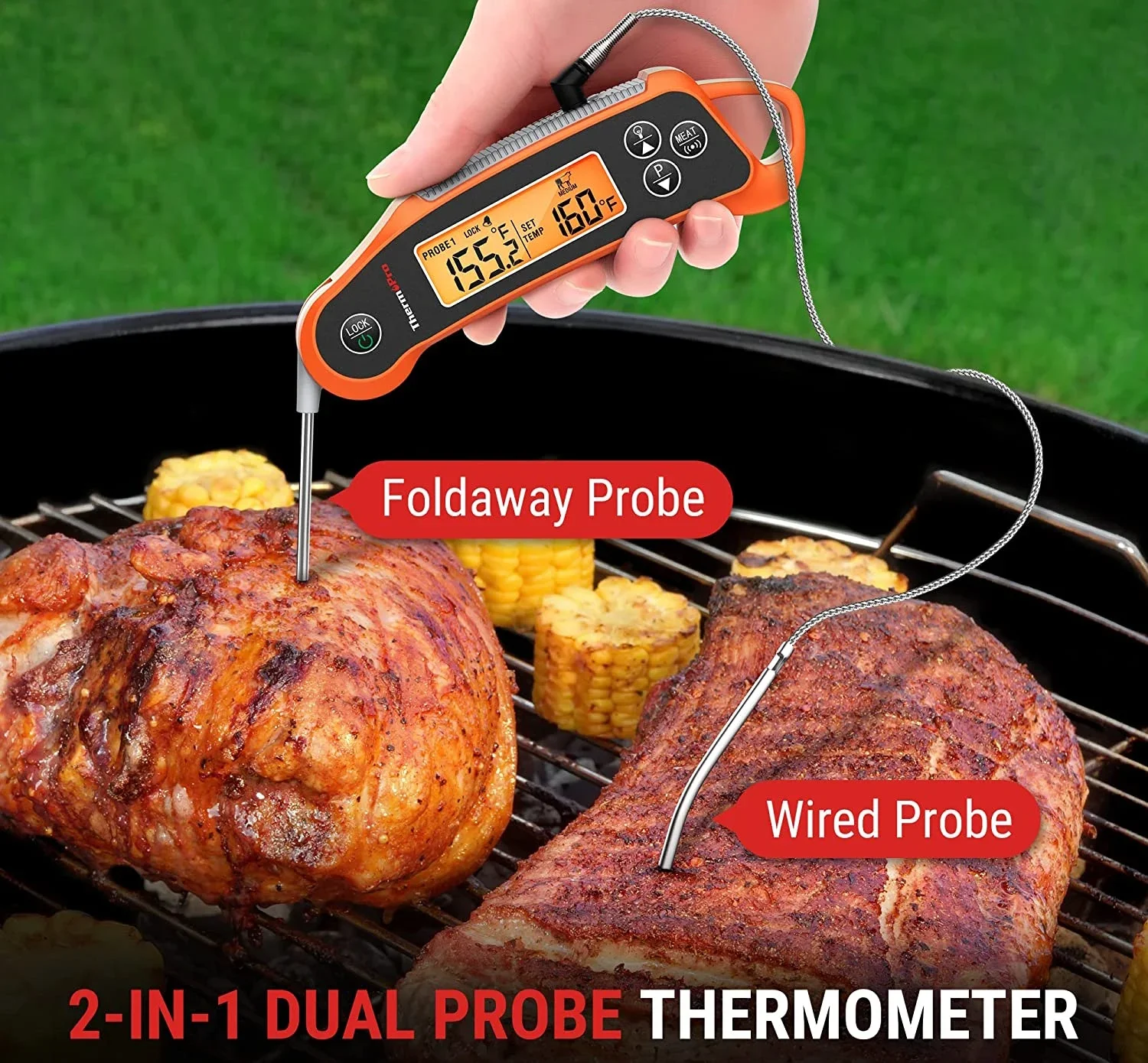 ThermoPro TempSpike Truly wireless smart meat thermometer for $46
