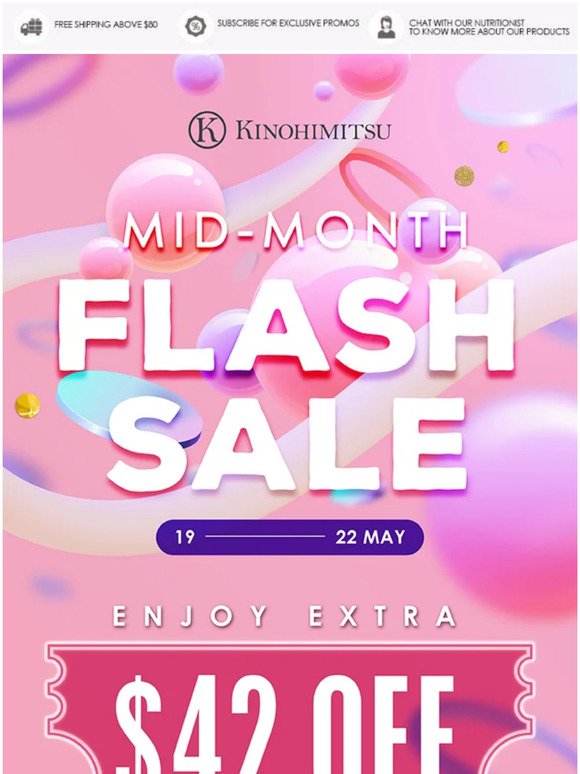⚡ Save Up To $42 OFF During Our Mid-Month Flash Sale! Don't Miss Out!