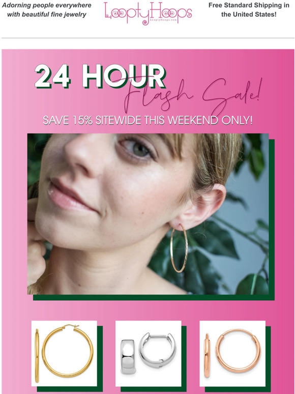 ⚡️ Weekend Flash Sale - 15% Off Everything!⚡️