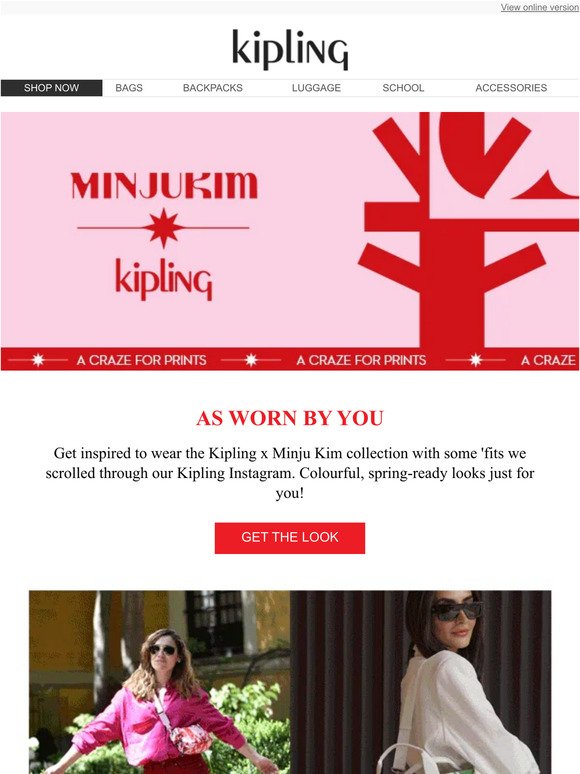 Kipling x Minju Kim - as worn by you