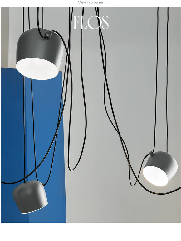 Discover the new flos.com: enjoy the 10% off