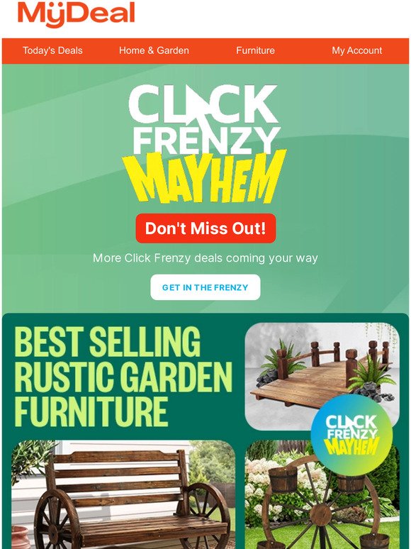 ⏳Final Days: Best-Selling Rustic Garden Furniture