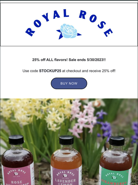 25% Off Sitewide!!