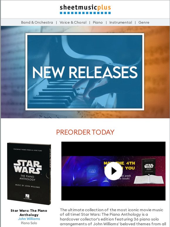 🎼 Discover New & Noteworthy Releases from John Williams, Marching Band & More