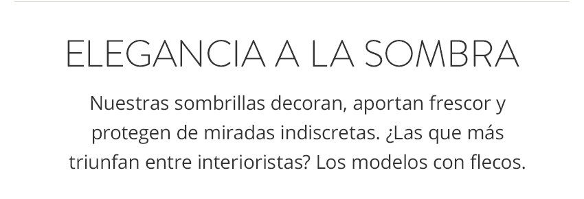 Sombrillas de jardín