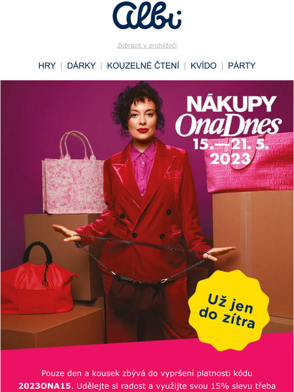 15% sleva na vše se loučí! 👋