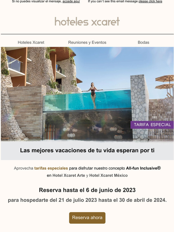 Las mejores vacaciones de tu vida están a tu alcance