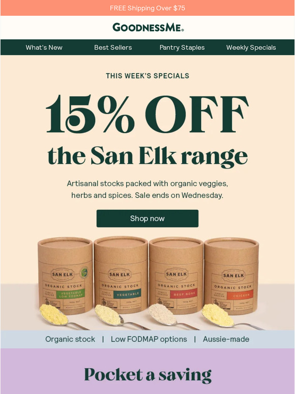 Your weekly specials are here