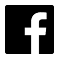 Facebook logo made up of a lower case f in a square.