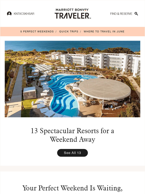 Top Weekend Getaways Just for You