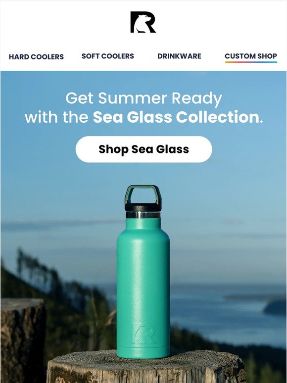Shop Summer Essentials in Sea Glass