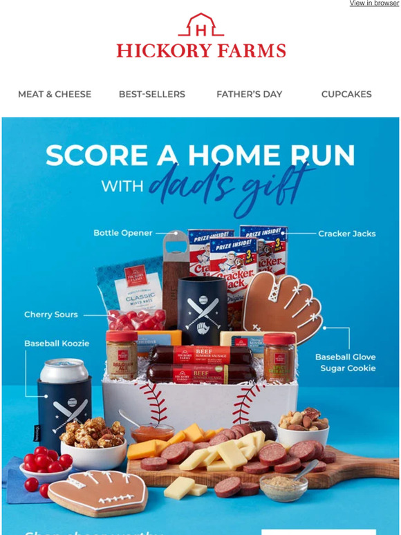 Hickory Farms Dads cheer extra loud for these gifts 📣 Milled