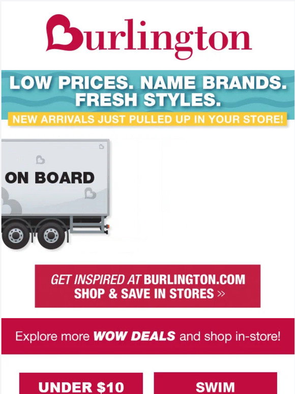 Burlington - Deals. Brands. WOW!