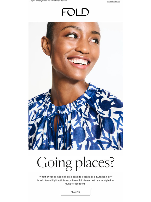 The Fold: Going Places? Your Essential Packing List | Milled