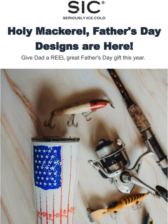 Holy Mackerel! Father's Day designs are here!