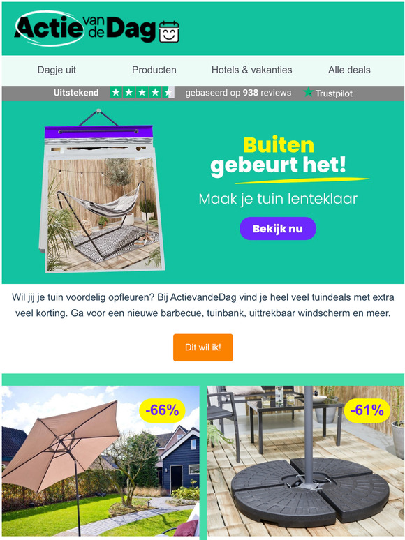Tuindeals waar je blij van wordt 🌞