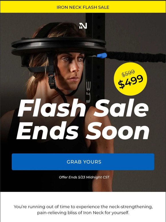 Flash Sale - Time Is Running Out!