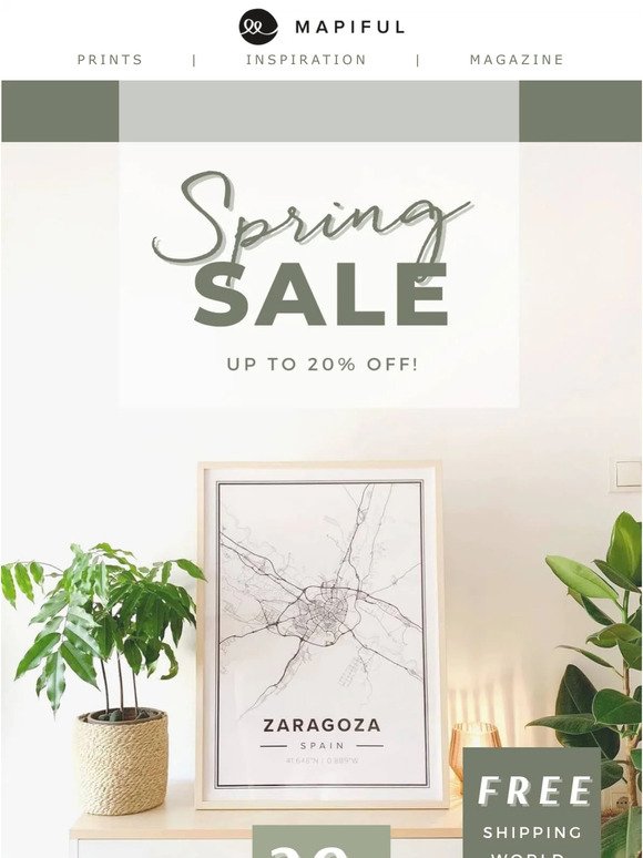 Spring Sale 🌿 up to 20% off