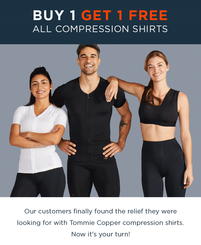 Tommie Copper All Compression Shirts Buy 1 Get 1 Free Milled