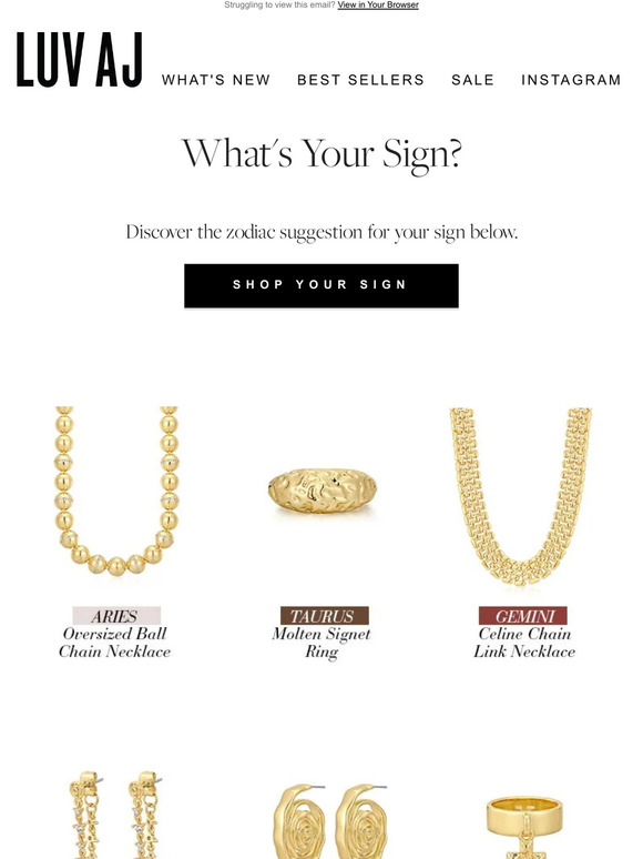 Summer Jewelry Horoscope 💫
