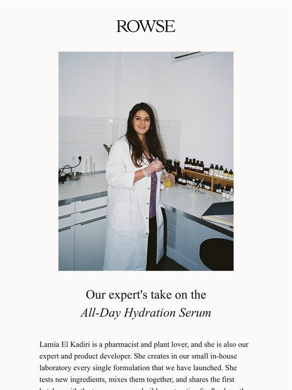 Our expert's take on the All-Day Hydration Serum