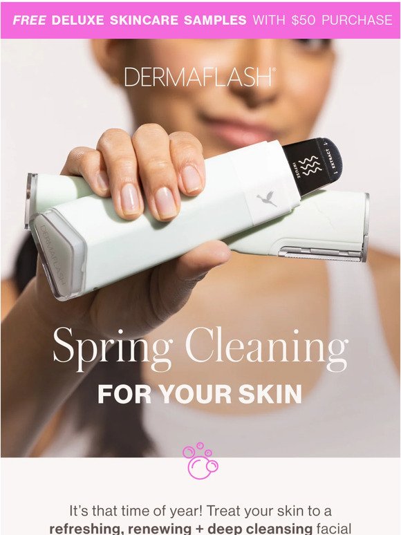 Spring Cleaning for your skin 🧹🧼🧽