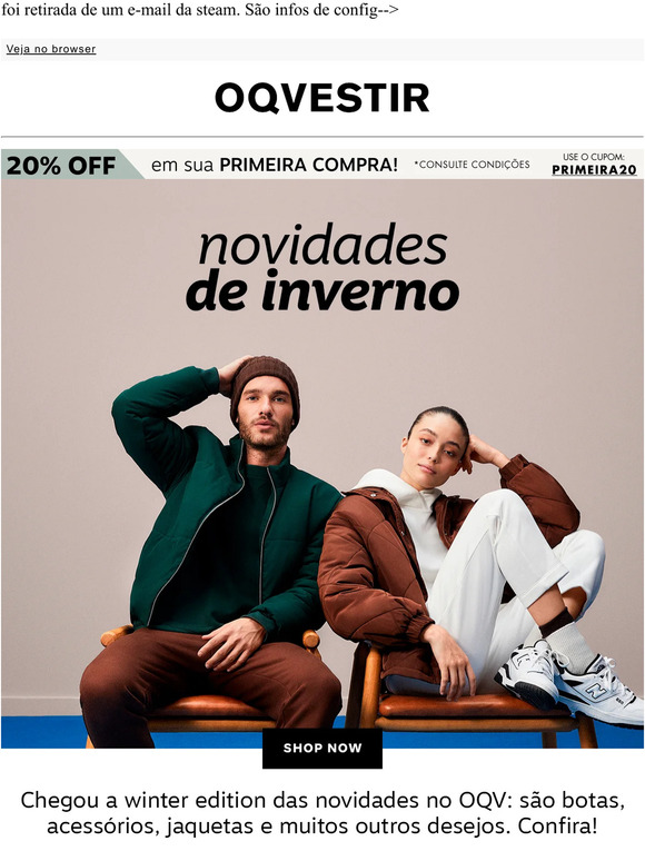 Chegaram + novidades de WINTER'23